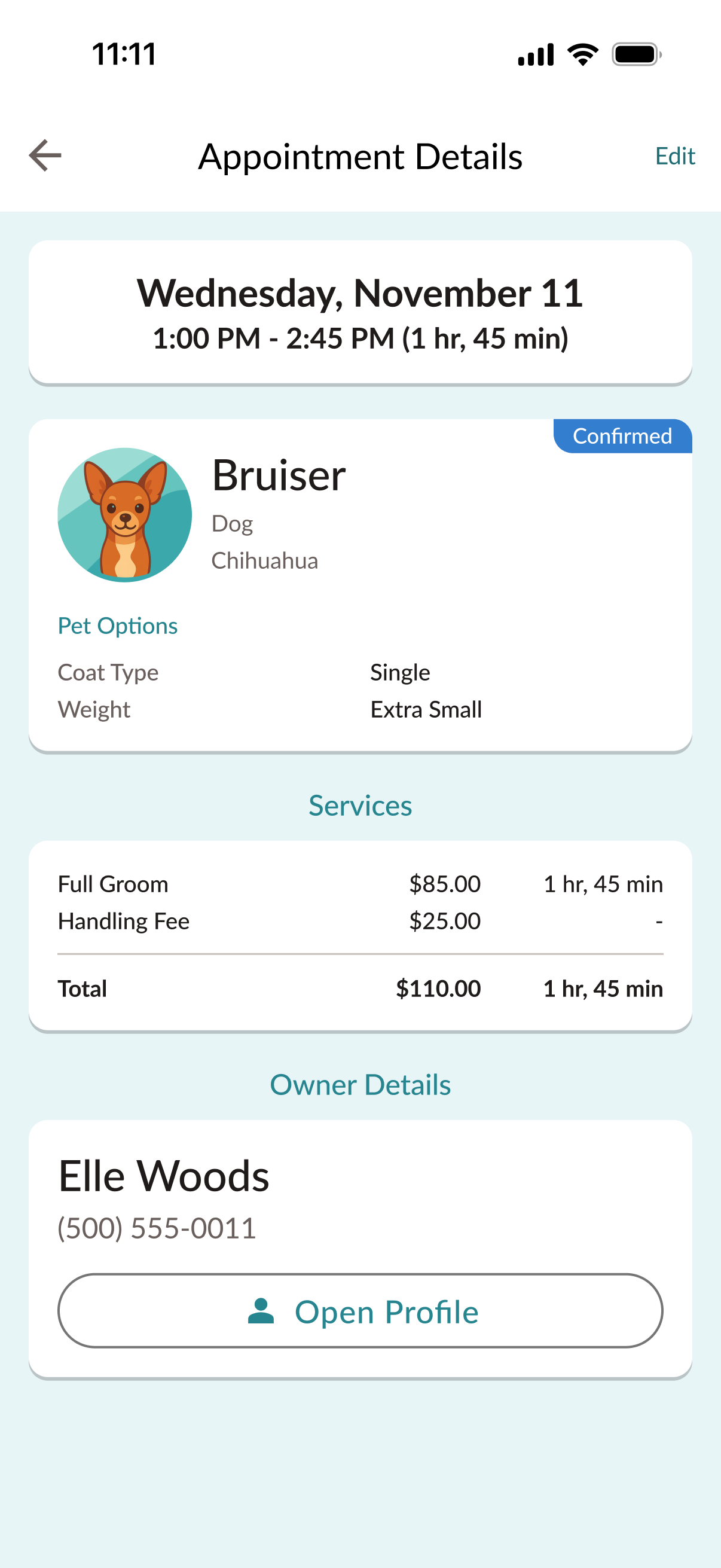 Elevyn: Full appointment context